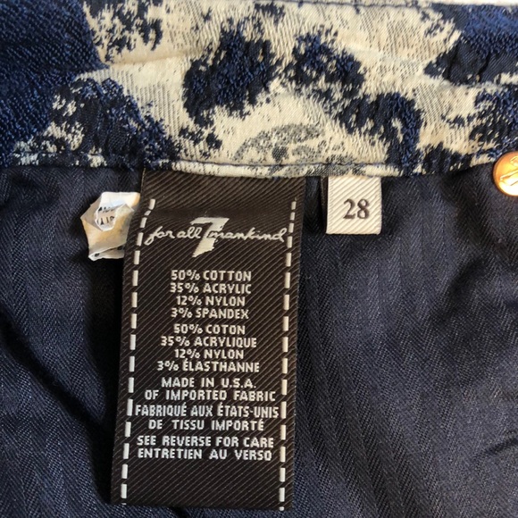 7 For All Mankind Women's Ankle Skinny Jean B1-09 - Picture 6 of 8